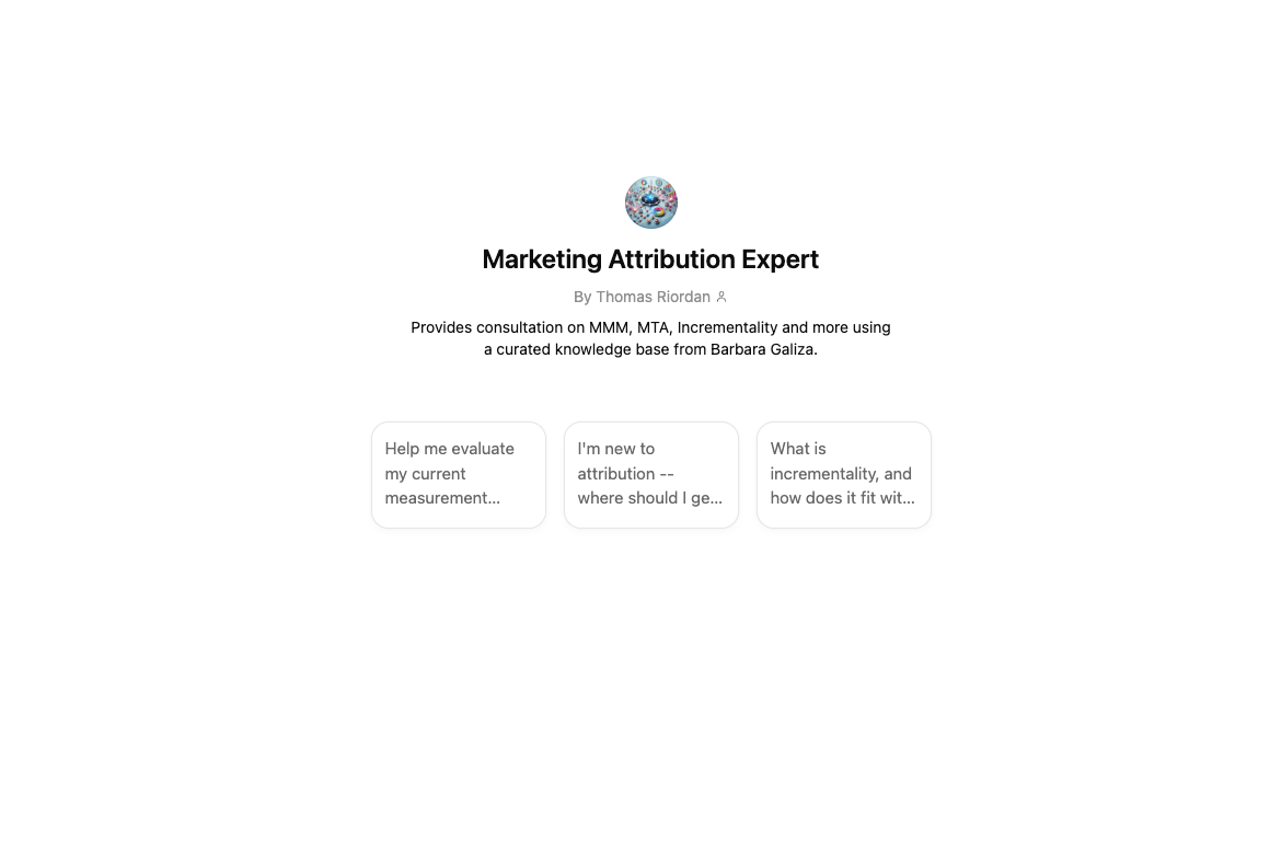 Marketing Measurement GPT - AI-powered assistant specialized in marketing measurement and attribution, providing expert-level guidance on attribution strategies and analytics implementation